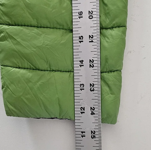 Nautica Womens Light Reversible Jacket With Hood Size M Green or Navy Coat - Picture 8 of 10